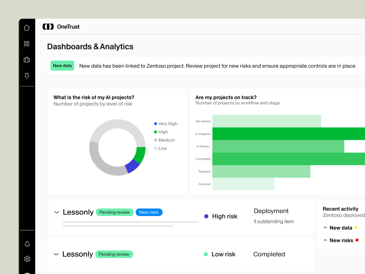 AI program center screen