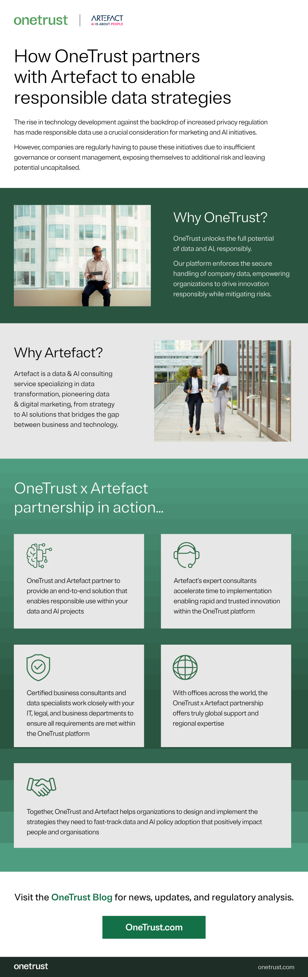 How OneTrust partners with Artefact to enable responsible data strategies